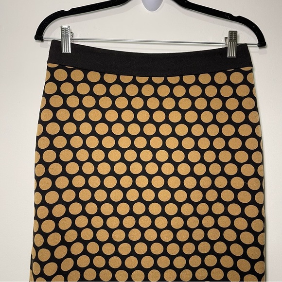 Talbots women’s Black and Brown Polka dot pencil Skirt in size US 2 - Picture 2 of 7